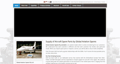 Desktop Screenshot of globalaviationspares.com